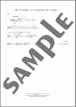 Let It Snow! Let It Snow! Let It Snow!(Jule Styne/Sammy Cahn/Sammy Cahn & Julie Styne) 楽譜 チェロ ダウンロード
