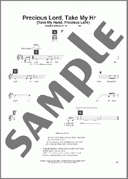 Precious Lord, Take My Hand (Take My Hand, Precious Lord)(Thomas A. Dorsey/Travis Perry) 楽譜 その他 ダウンロード