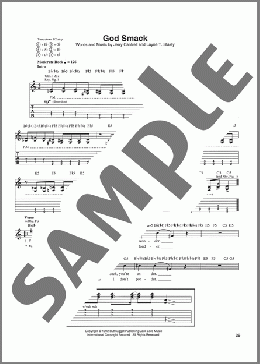 God Smack(Alice In Chains) 楽譜 ギター（ソロ） ダウンロード