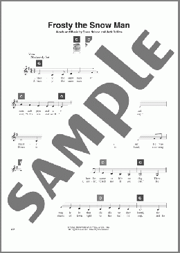 Frosty The Snow Man(Steve Nelson/Travis Perry) 楽譜 その他 ダウンロード