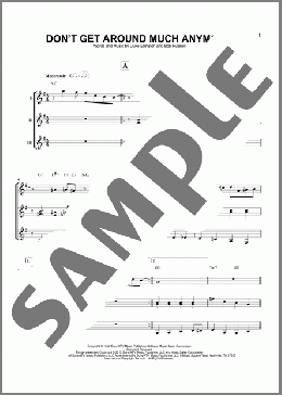 Don't Get Around Much Anymore(Bob Russell/Duke Ellington) 楽譜 ギターアンサンブル ダウンロード