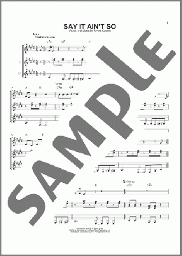 Say It Ain't So(Weezer) 楽譜 ギターアンサンブル ダウンロード