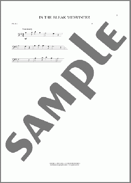 In The Bleak Midwinter(Gustav Holst) 楽譜 チェロ ダウンロード