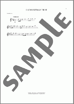 O Christmas Tree(Traditional German Carol) 楽譜 テナーサックス（ソロ） ダウンロード