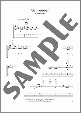 Schroeder(Vince Guaraldi) 楽譜 ウクレレ（ソロ） ダウンロード