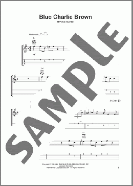 Blue Charlie Brown(Vince Guaraldi) 楽譜 ウクレレ（ソロ） ダウンロード