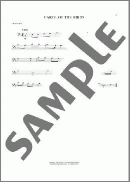 Carol Of The Birds(Traditional Catalonian Carol) 楽譜 トロンボーン（ソロ） ダウンロード