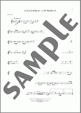 A Marshmallow World(Carl Sigman/Peter De Rose/Carl Sigman & Peter De Rose) 楽譜 アルトサックス（ソロ） ダウンロード