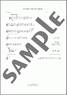 Little Saint Nick(The Beach Boys) 楽譜 テナーサックス（ソロ） ダウンロード