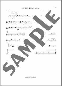 Little Saint Nick(The Beach Boys) 楽譜 トロンボーン（ソロ） ダウンロード