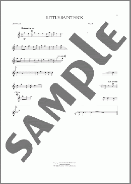 Little Saint Nick(The Beach Boys) 楽譜 アルトサックス（ソロ） ダウンロード