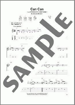 Can Can(Jacques Offenbach) 楽譜 ギター（ソロ） ダウンロード