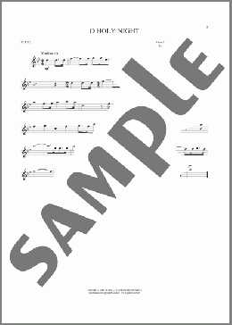 O Holy Night(John S. Dwight (trans.)/Placide Cappeau  (French)) 楽譜 フルート ダウンロード