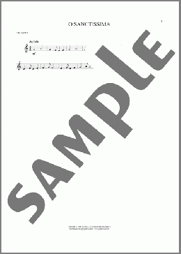 O Sanctissima(Sicilian Carol) 楽譜 トランペット（ソロ） ダウンロード
