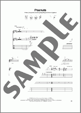 Peanuts(The Police) 楽譜 ギター（ソロ） ダウンロード