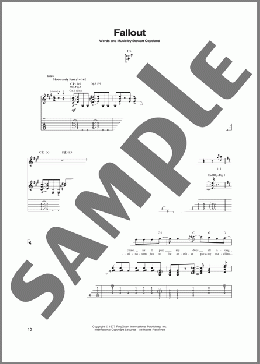 Fallout(The Police) 楽譜 ギター（ソロ） ダウンロード