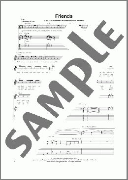 Friends(The Police) 楽譜 ギター（ソロ） ダウンロード