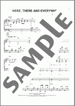 Here, There And Everywhere(The Beatles) 楽譜 その他 ダウンロード