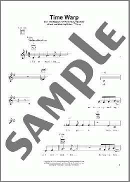 Time Warp(Richard O'Brien) 楽譜 ウクレレ（弾き語り） ダウンロード