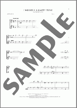 I Whistle A Happy Tune(Richard Rodgers/Oscar Hammerstein II/Rodgers & Hammerstein) 楽譜 アルトサックス（ソロ） ダウンロード