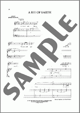 A Bit Of Earth(Marsha Norman/Lucy Simon/Marsha Norman & Lucy Simon) 楽譜 ピアノ & ボーカル ダウンロード
