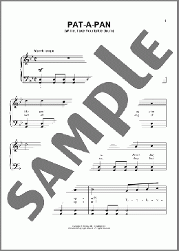 Pat-A-Pan (Willie, Take Your Little Drum)(Bernard de la Monnoye) 楽譜 その他 ダウンロード