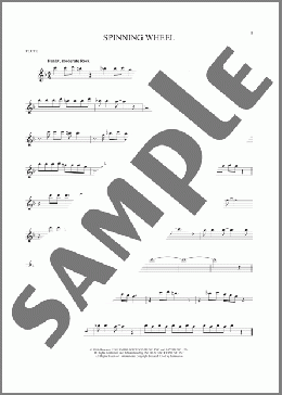Spinning Wheel(Blood, Sweat & Tears) 楽譜 フルート ダウンロード