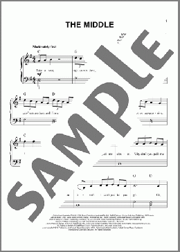 The Middle(Zedd, Maren Morris & Grey) 楽譜 その他 ダウンロード