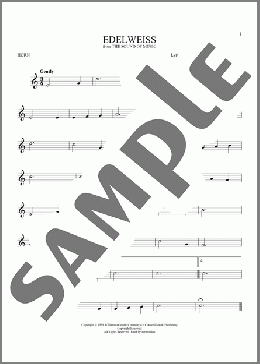 Edelweiss(Richard Rodgers/Oscar Hammerstein II/Rodgers & Hammerstein) 楽譜 ホルンソロ ダウンロード