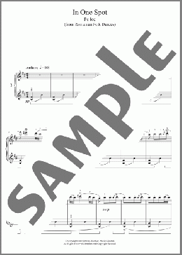 In One Spot (from Romanian Folk Dances)(Bela Bartok) 楽譜 ピアノ（ソロ） ダウンロード