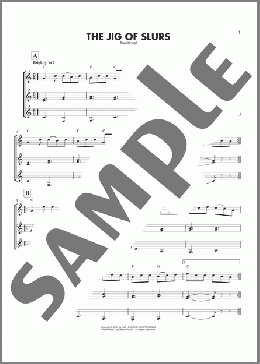The Jig Of Slurs(Traditional) 楽譜 ギターアンサンブル ダウンロード