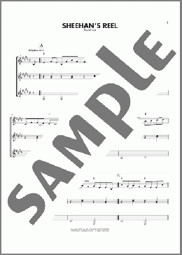 Sheehan's Reel(Traditional) 楽譜 ギターアンサンブル ダウンロード