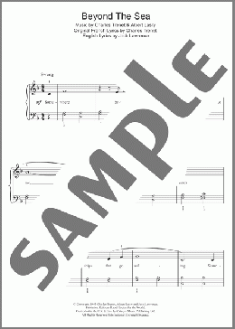 Beyond The Sea(Bobby Darin/Robbie Williams/Wet Wet Wet) 楽譜 ピアノ（ソロ） ダウンロード