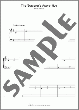 The Sorcerer's Apprentice(Paul Dukas) 楽譜 ピアノ（ソロ） ダウンロード