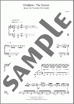 Overture/The Doctor From The Trouble With Harry(Bernard Herrmann) 楽譜 ピアノ（ソロ） ダウンロード