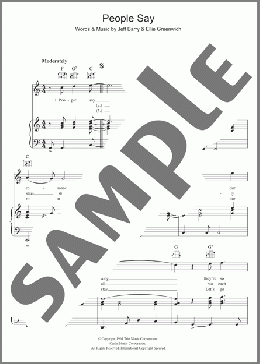 People Say(The Dixie Cups) 楽譜 その他 ダウンロード