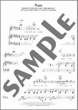 Rude(MAGIC!) 楽譜 その他 ダウンロード