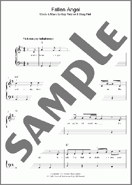 Fallen Angel(Frankie Valli) 楽譜 ピアノ（ソロ） ダウンロード