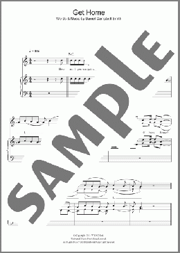 Get Home(Bastille) 楽譜 その他 ダウンロード