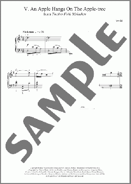 An Apple Hangs On The Apple-Tree(Witold Lutoslawski) 楽譜 ピアノ（ソロ） ダウンロード