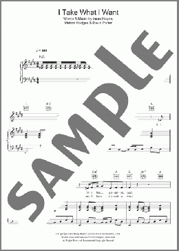 I Take What I Want(Sam & Dave/Ann Peebles/The Commitments) 楽譜 その他 ダウンロード