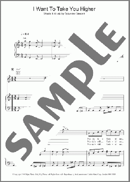 I Want To Take You Higher(The Commitments/Sly And The Family Stone) 楽譜 その他 ダウンロード