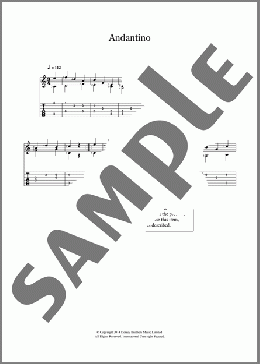 Andantino(Fernando Sor) 楽譜 メロディ ダウンロード