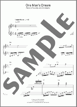 One Man's Dream(Yanni) 楽譜 その他 ダウンロード