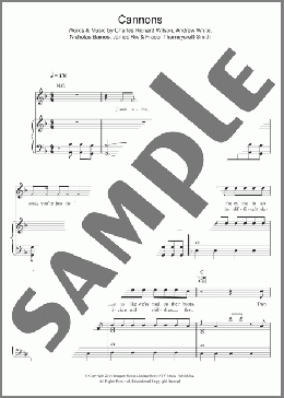 Cannons(Kaiser Chiefs) 楽譜 その他 ダウンロード
