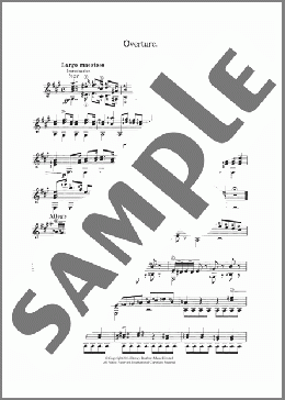 Overture(Ferdinando Carulli) 楽譜 メロディ ダウンロード
