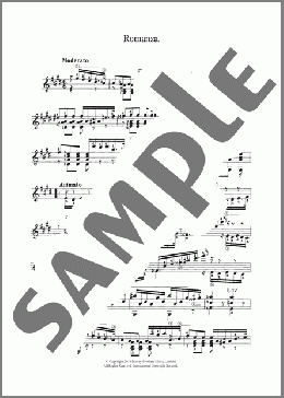 Romanza(Matteo Carcassi) 楽譜 メロディ ダウンロード