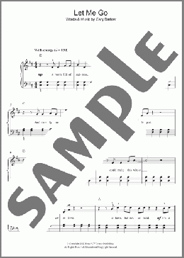 Let Me Go(Gary Barlow) 楽譜 ピアノ（ソロ） ダウンロード