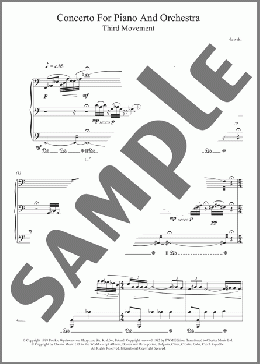 Concerto For Piano And Orchestra, 3rd Movement(Witold Lutoslawski) 楽譜 ピアノ（ソロ） ダウンロード