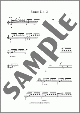 Etude No.2(Mateo Carcassi) 楽譜 メロディ ダウンロード